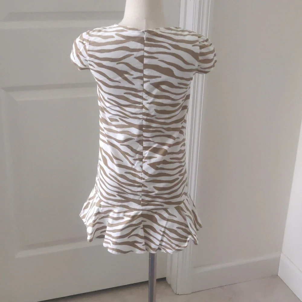 Gymboree White Cotton Blend Garment Gymboree RIGHT MEOW cheetah Cotton/Spandex